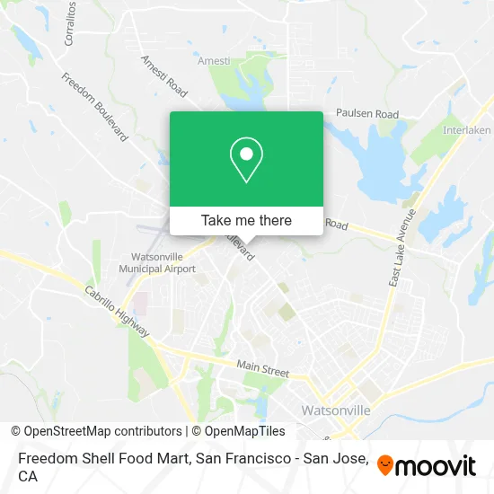 Freedom Shell Food Mart map
