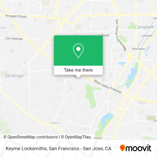 Keyme Locksmiths map