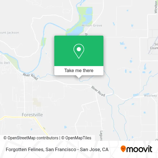 Forgotten Felines map