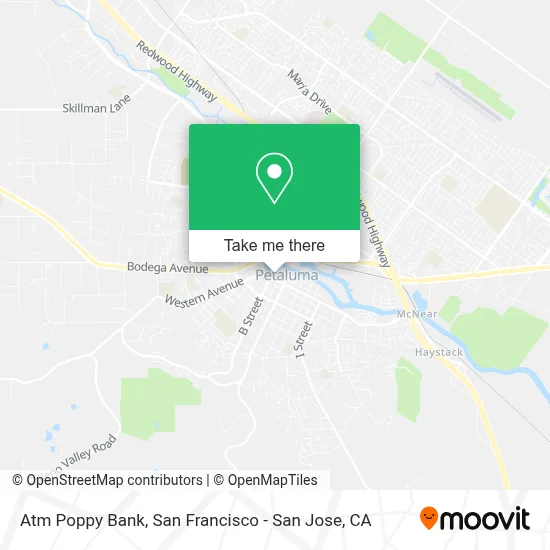 Atm Poppy Bank map