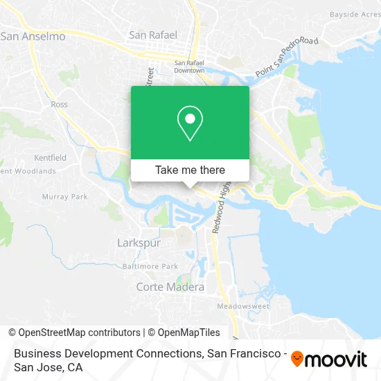 Business Development Connections map