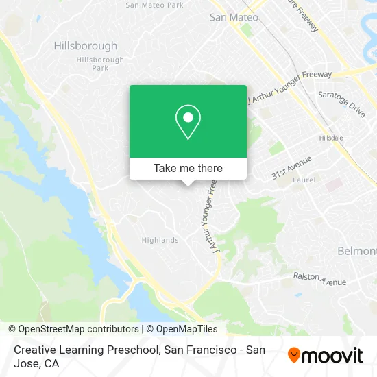 Creative Learning Preschool map