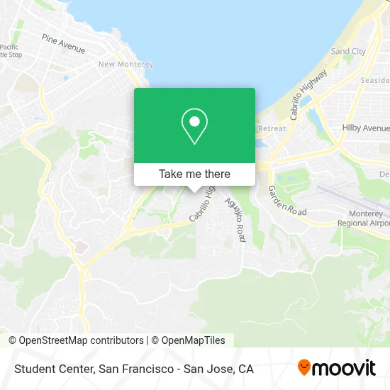 Student Center map