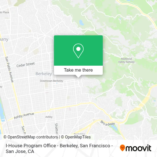 I-House Program Office - Berkeley map