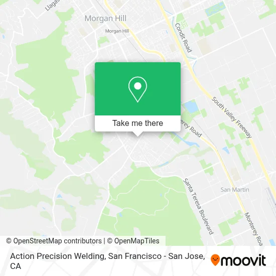 Action Precision Welding map