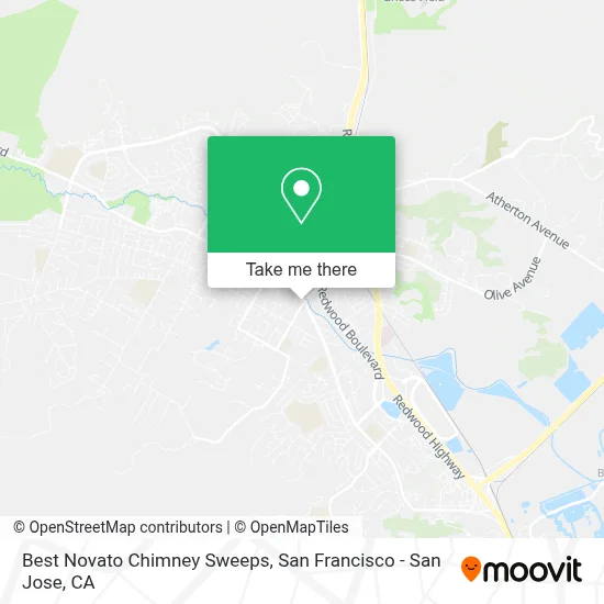 Best Novato Chimney Sweeps map