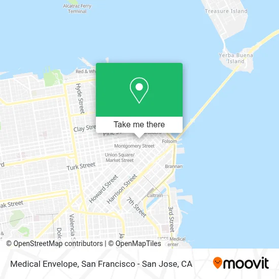 Medical Envelope map