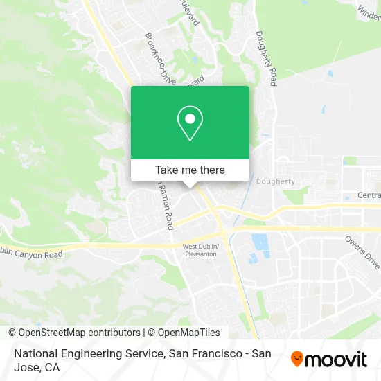 National Engineering Service map