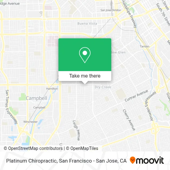 Platinum Chiropractic map