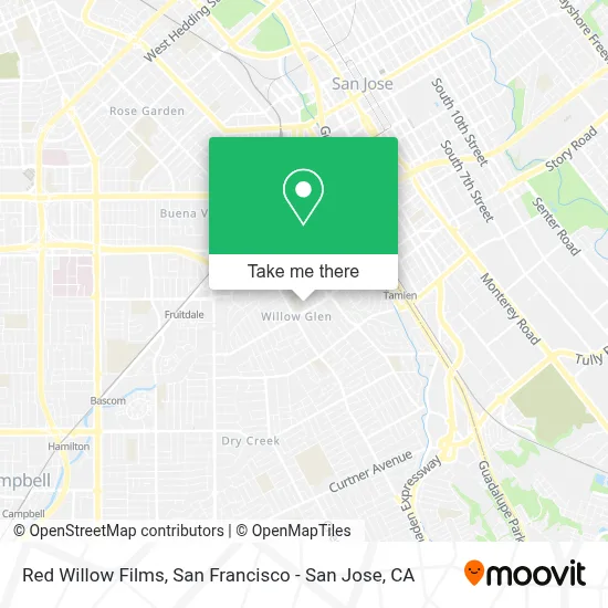 Red Willow Films map
