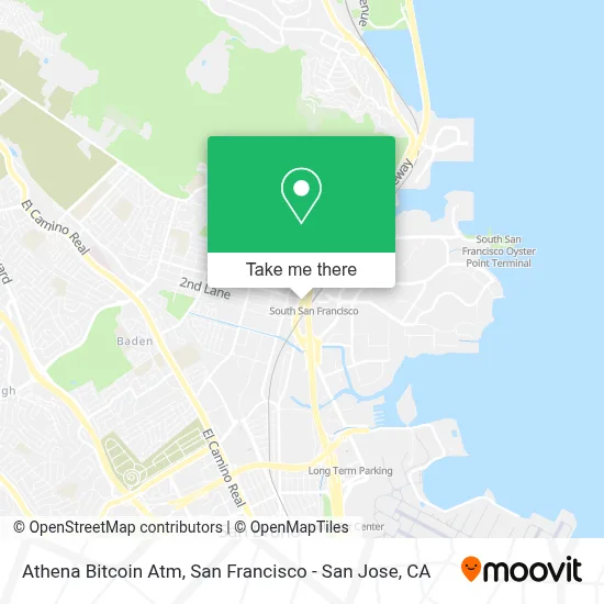Athena Bitcoin Atm map