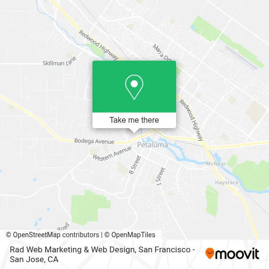 Rad Web Marketing & Web Design map