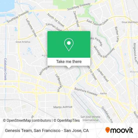 Genesis Team map