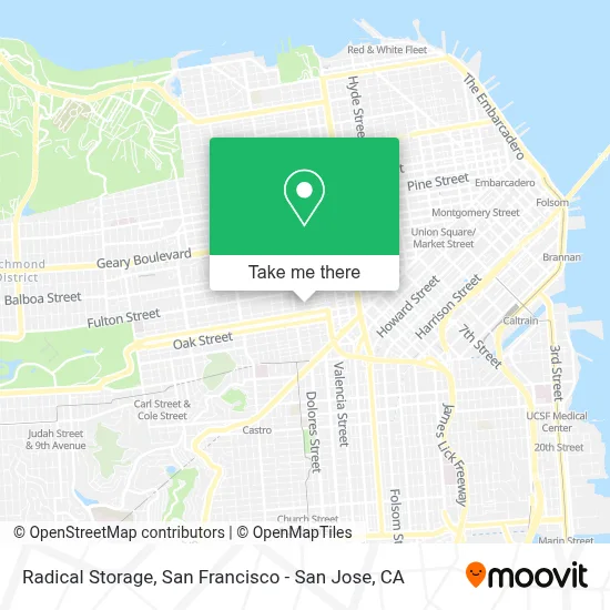 Radical Storage map