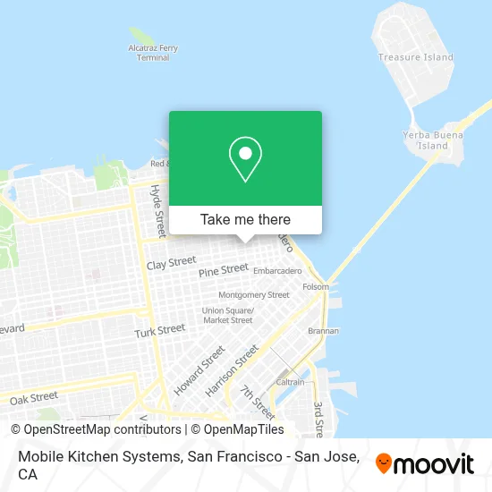 Mobile Kitchen Systems map