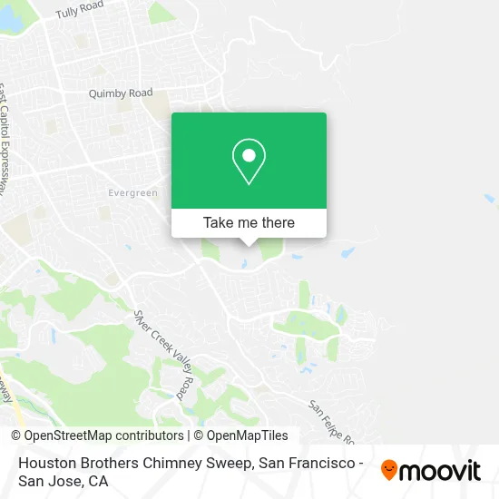 Houston Brothers Chimney Sweep map