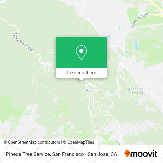 Pineda Tree Service map