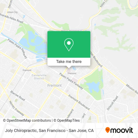 Joly Chiropractic map