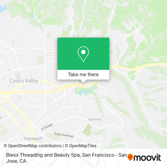 Bless Threading and Beauty Spa map