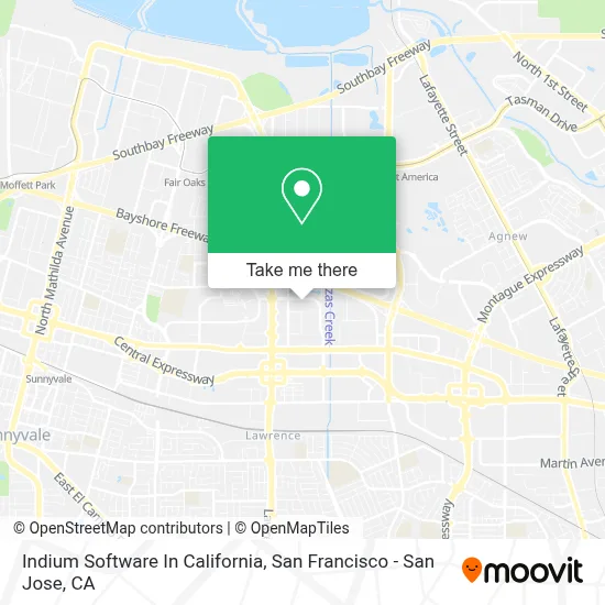 Indium Software In California map
