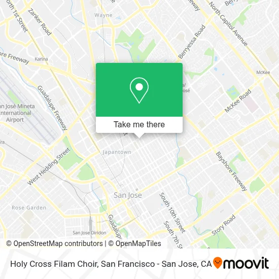 Holy Cross Filam Choir map