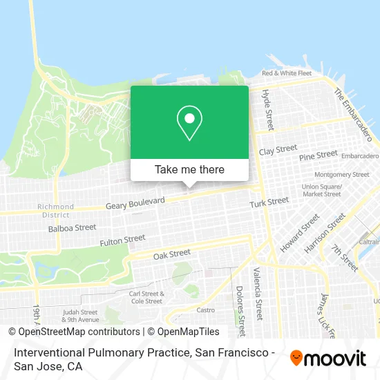 Interventional Pulmonary Practice map