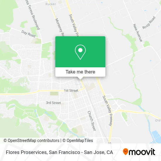 Flores Proservices map