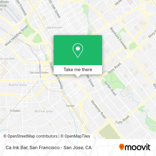 Ca.Ink.Bar map