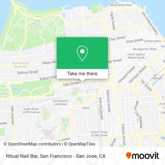 Ritual Nail Bar map