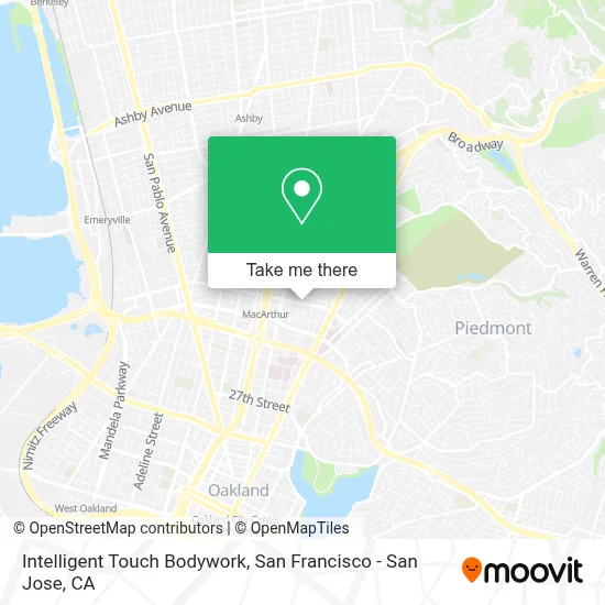 Intelligent Touch Bodywork map
