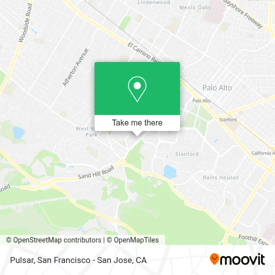 Pulsar map