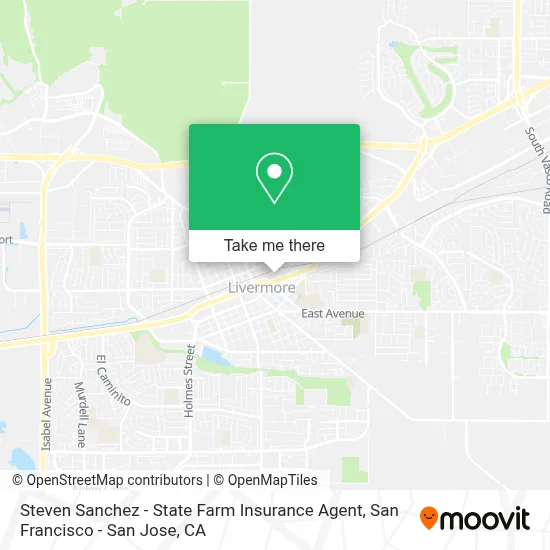 Steven Sanchez - State Farm Insurance Agent map