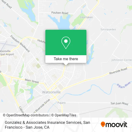 Gonzalez & Associates Insurance Services map
