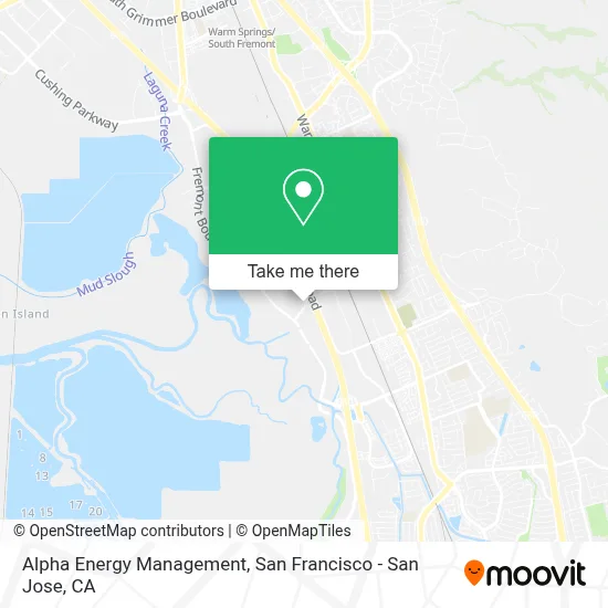 Alpha Energy Management map