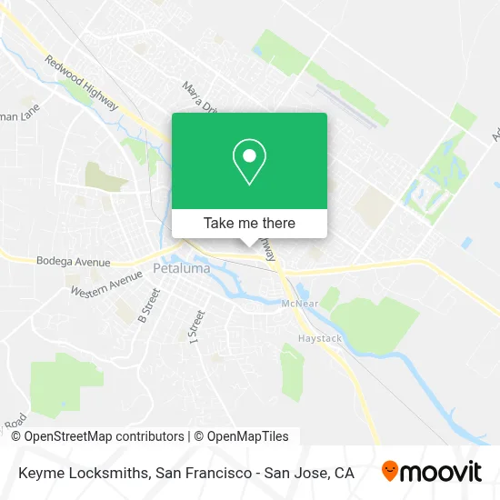 Keyme Locksmiths map