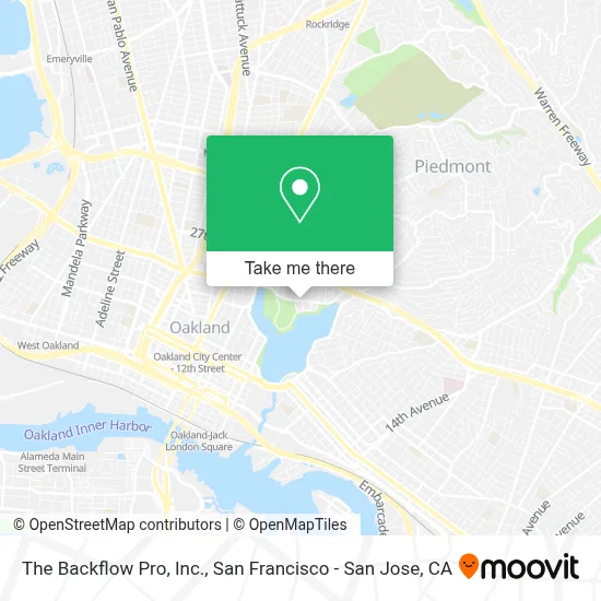 The Backflow Pro, Inc. map