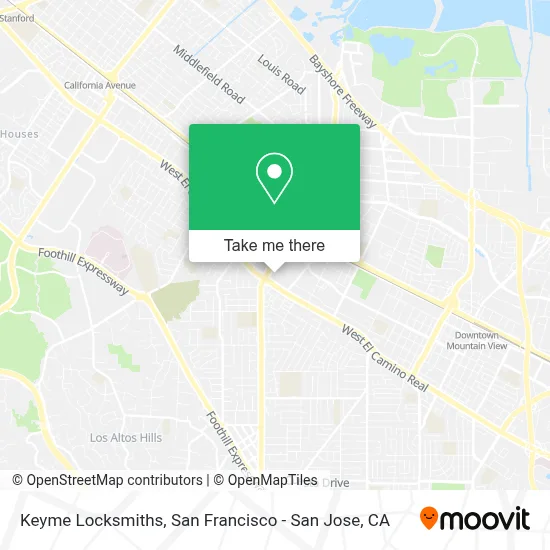 Keyme Locksmiths map