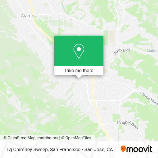 Tvj Chimney Sweep map