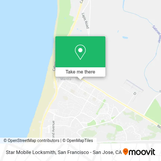 Star Mobile Locksmith map