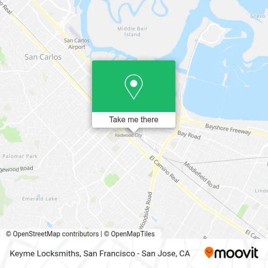 Keyme Locksmiths map