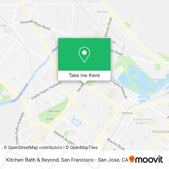 Kitchen Bath & Beyond map