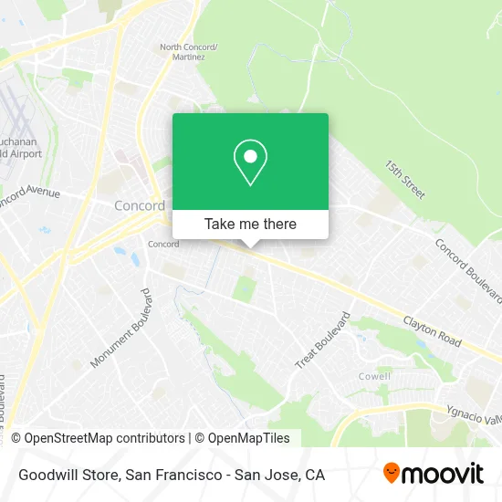 Goodwill Store map