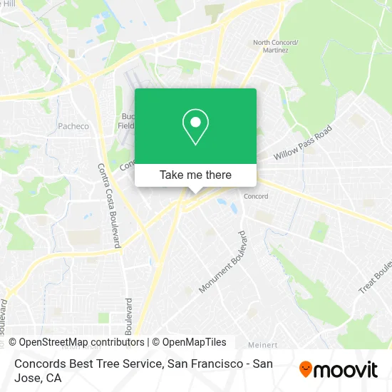 Concords Best Tree Service map
