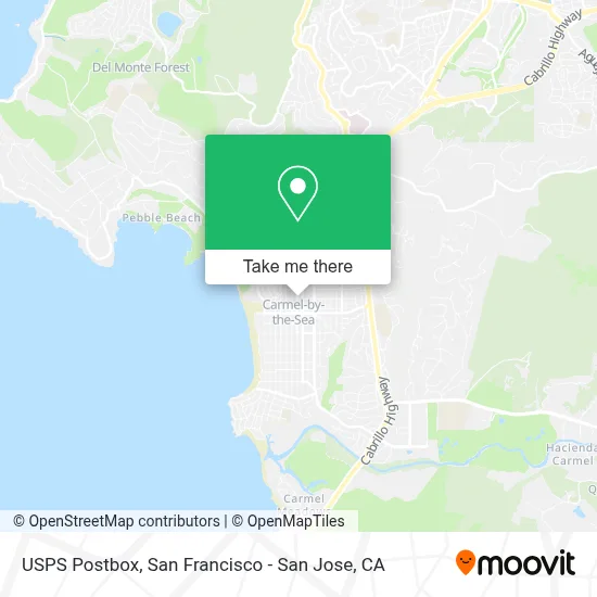 USPS Postbox map