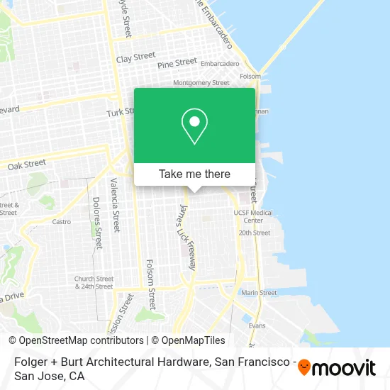 Folger + Burt Architectural Hardware map