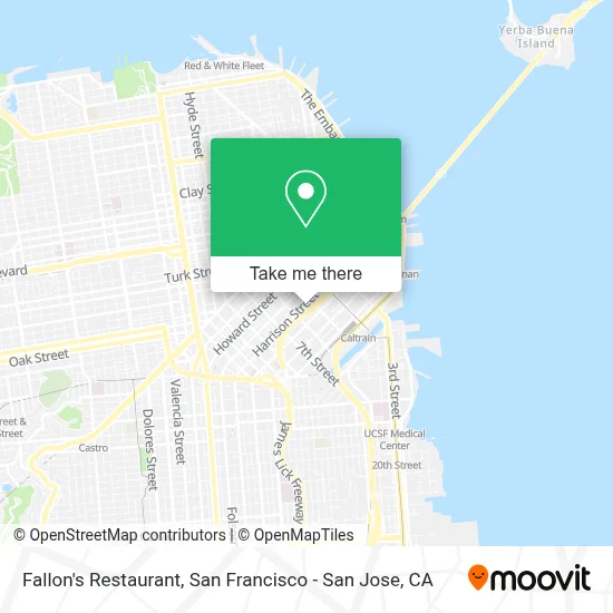 Fallon's Restaurant map