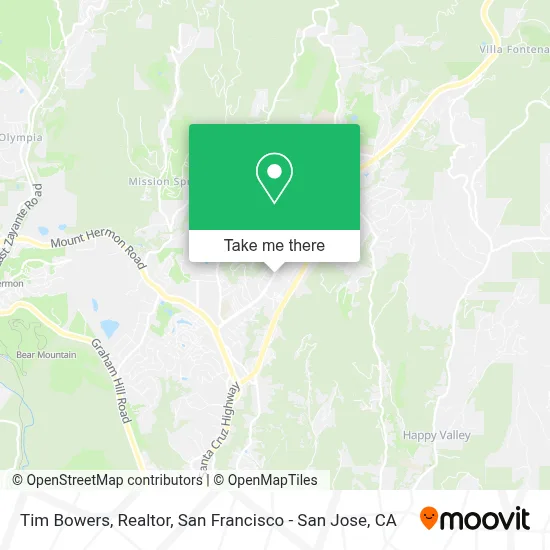 Tim Bowers, Realtor map