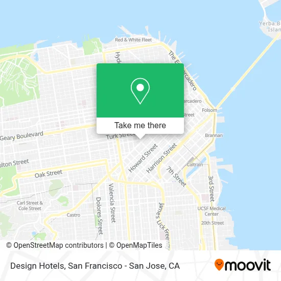 Design Hotels map