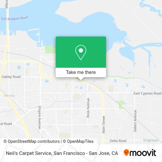 Neil's Carpet Service map