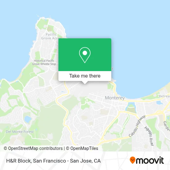H&R Block map